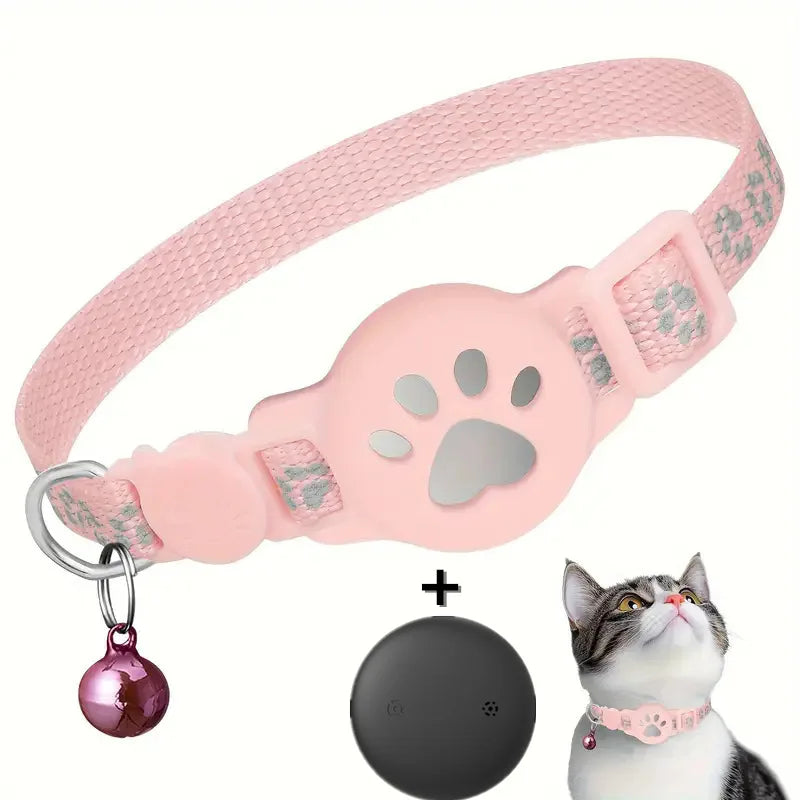 Reflective Waterproof Anti Lost Cat Collar For Apple AirTag