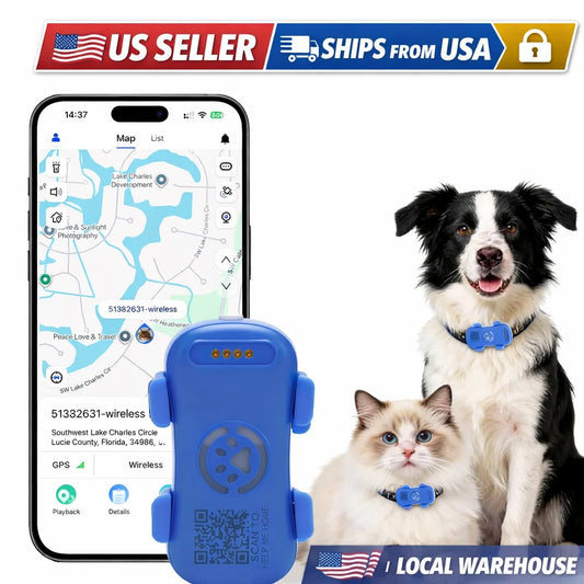 Smart 4G Real Time Pet GPS Tracker With Waterproof Alarm