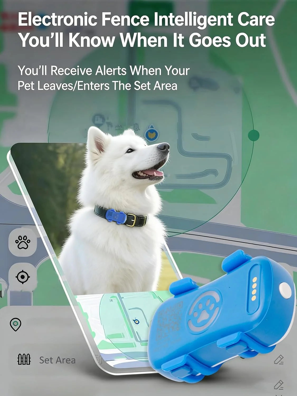 Smart 4G Real Time Pet GPS Tracker With Waterproof Alarm