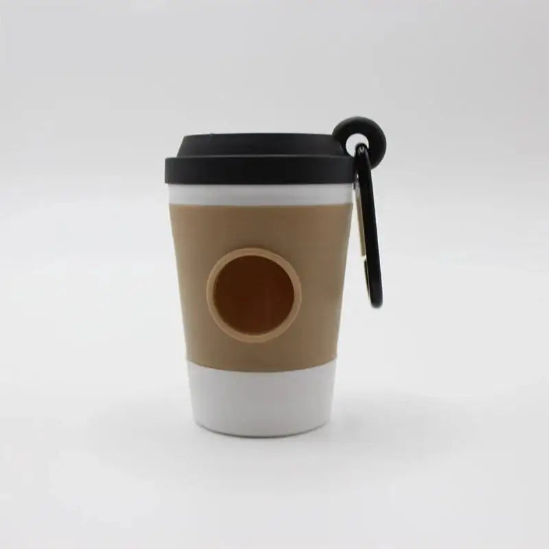 Portable Coffee Cup Dog Poop Waste Bag Dispenser Holder
