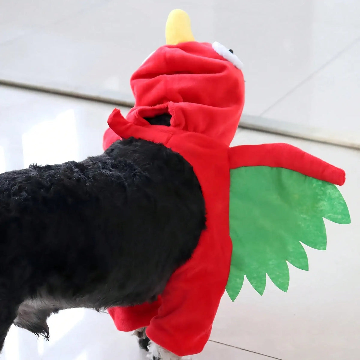 Halloween Pet Turkey Standing Costume With Feather Wings