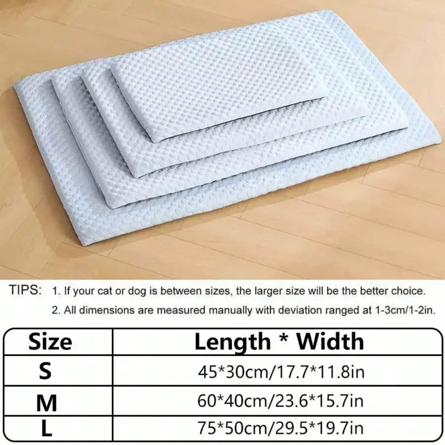 Breathable Cooling Pet Bed Featuring Cotton Padding For Pets