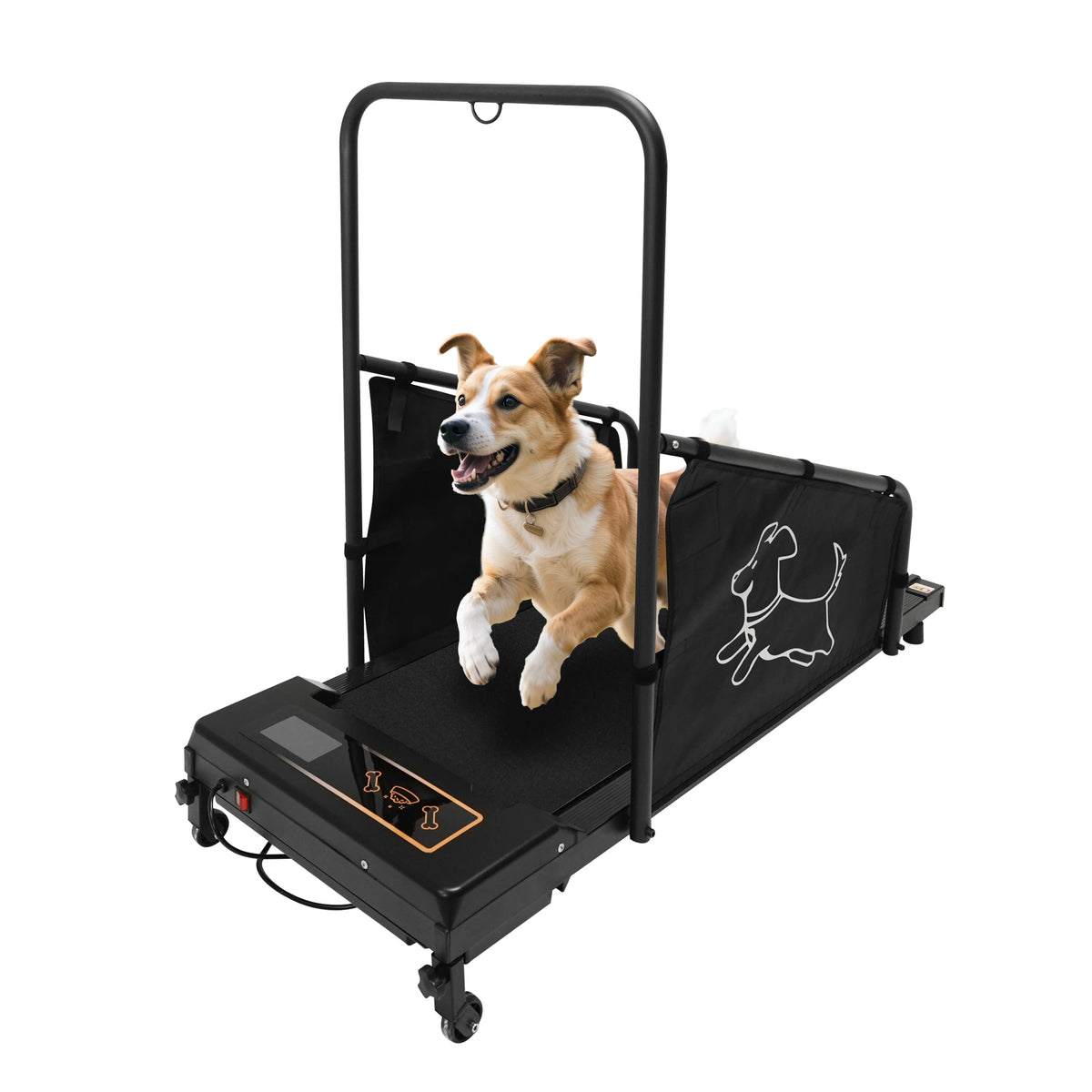 Quiet Indoor Dog Treadmill With Safety Rails For Pet Exercise