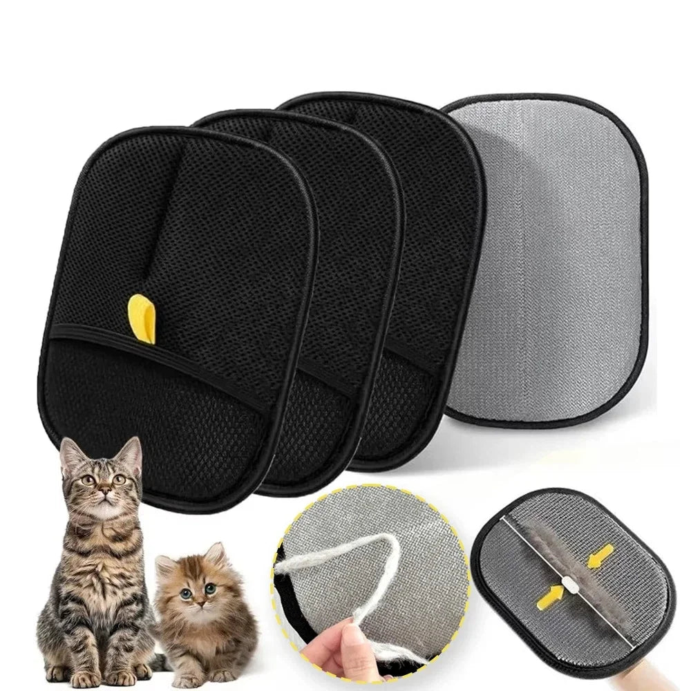 Reusable Pet Hair Removal Tool Gloves For Grooming And Carpets