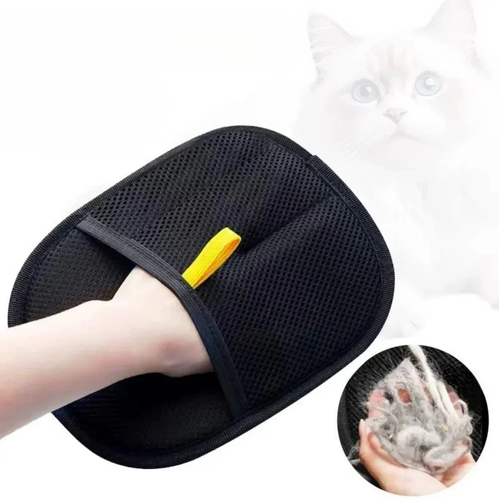 Reusable Pet Hair Removal Tool Gloves For Grooming And Carpets