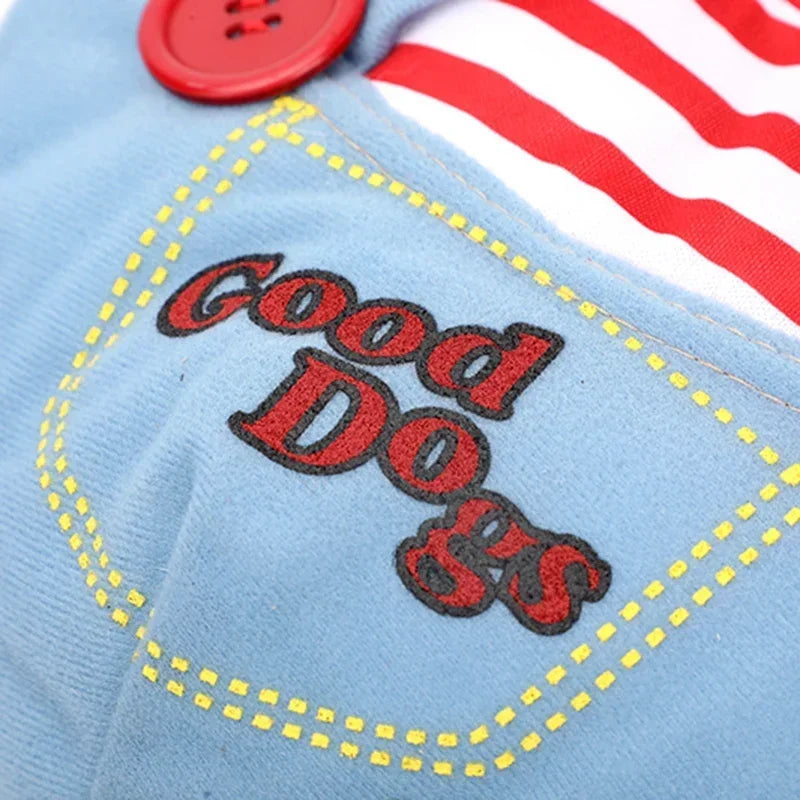 Holapet Halloween Chucky Pet Costume Funny 3D Dog Cat Outfit