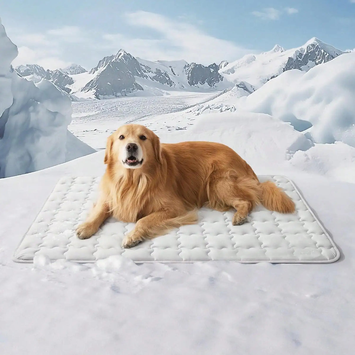 Self Cooling Pet Mat For Dogs Cats Breathable Summer Mattress