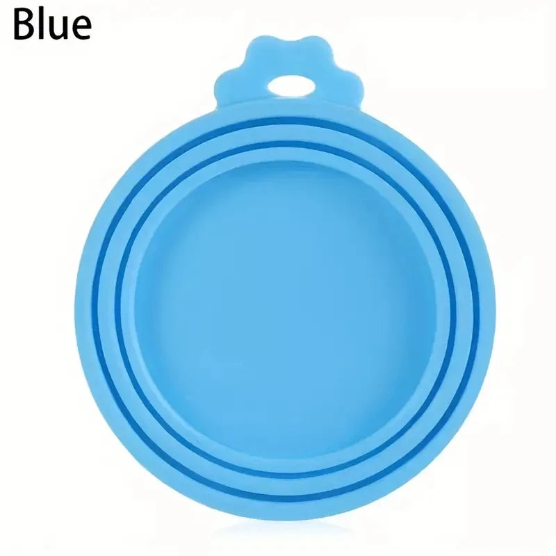 Reusable Silicone Pet Can Lid For Fresh Food Storage