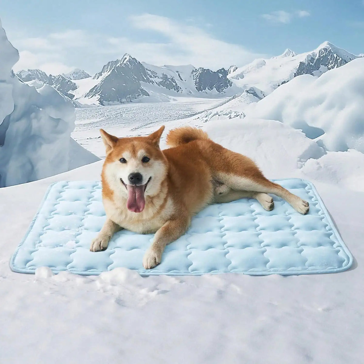 Self Cooling Pet Mat For Dogs Cats Breathable Summer Mattress
