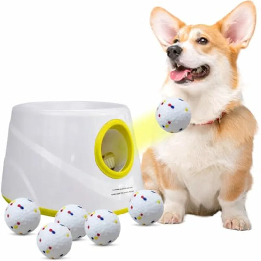 Automatic Rechargeable Dog Ball Launcher With Adjustable Distances