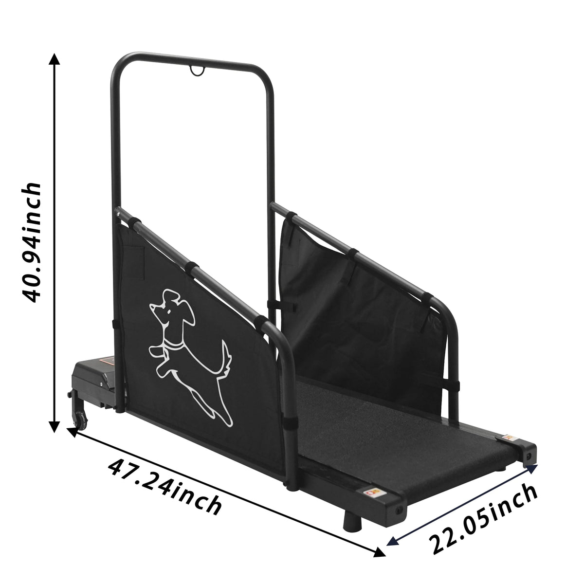 Quiet Indoor Dog Treadmill With Safety Rails For Pet Exercise