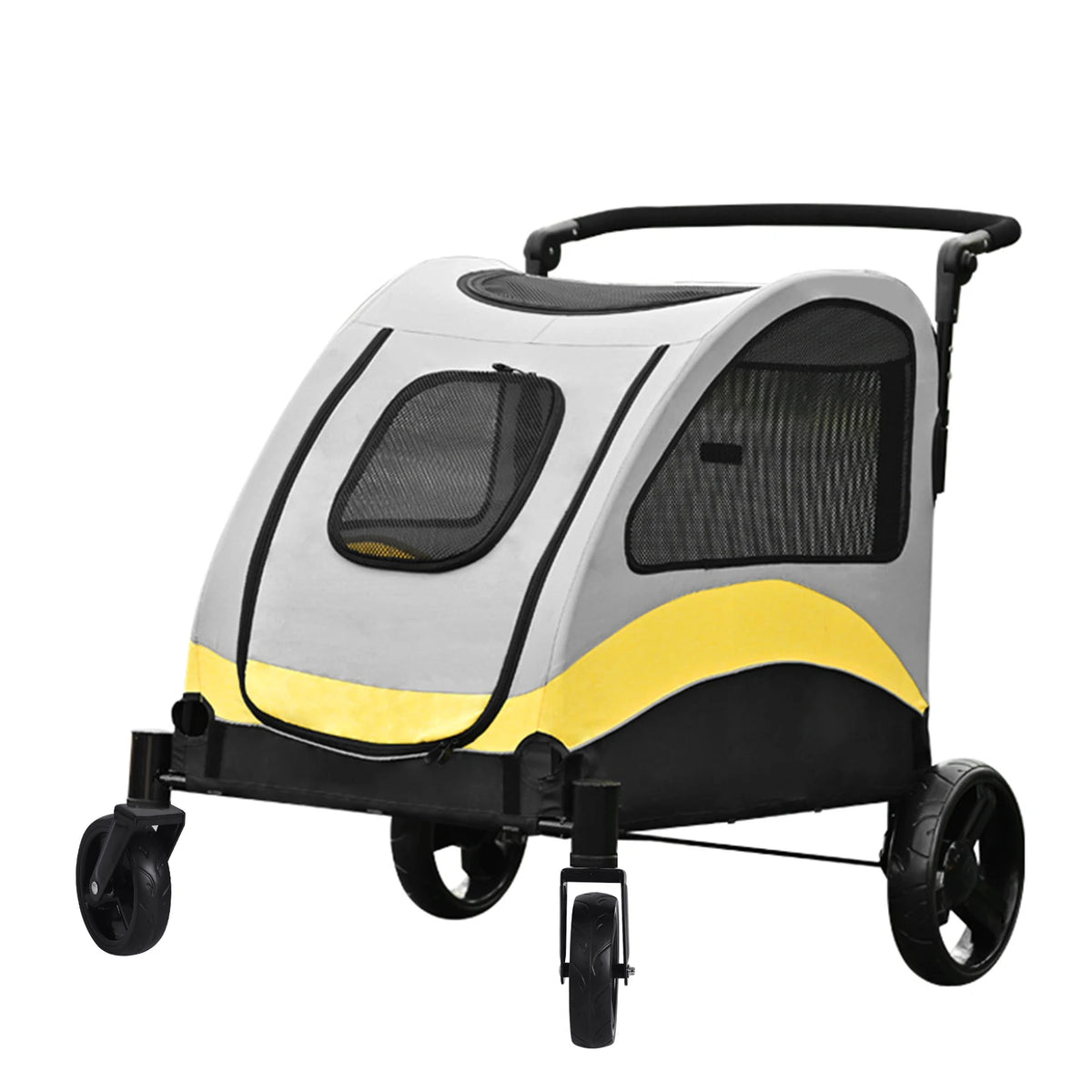 Portable Foldable Four Wheel Dog Stroller For Pet Travel Carrier
