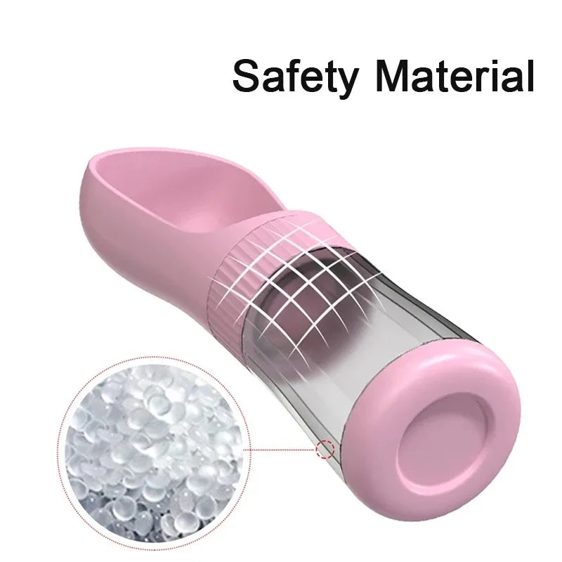 Portable Dog Water Bottle and Food Container Travel Dispenser Bowl