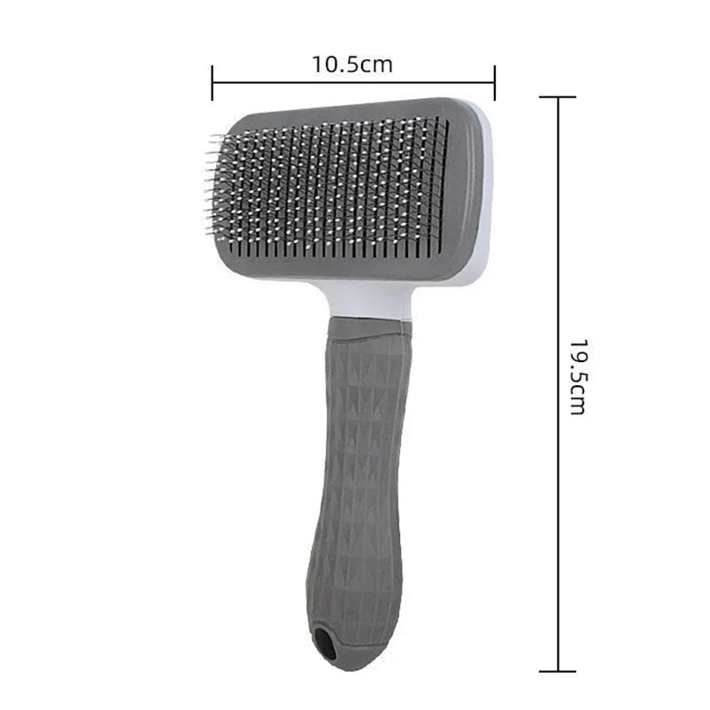 Self Cleaning Dog And Cat Deshedding Grooming Brush For Bathing