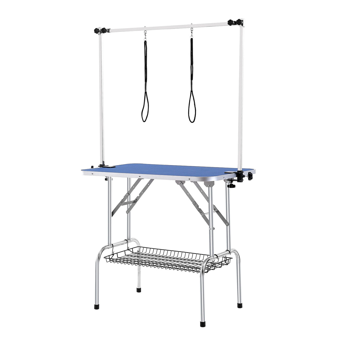 Stainless Steel Foldable Pet Grooming Table With Safety Arm