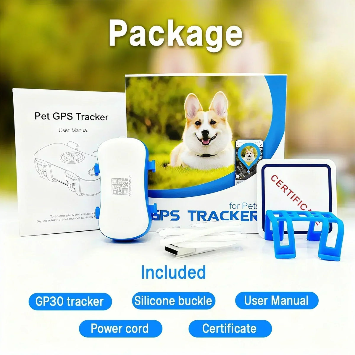 Wanwaytech GPS Pet Tracker With Real Time Tracking And Waterproof