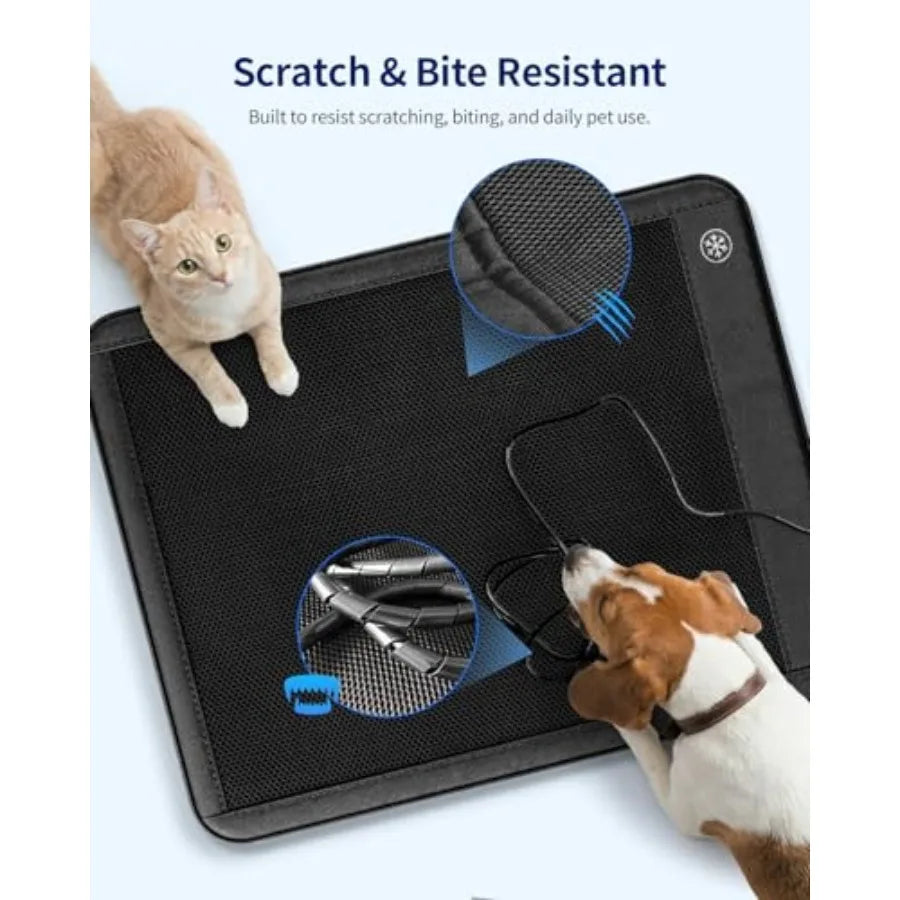 Ultra Quiet Electric Pet Cooling Mat With Adjustable Temperature Control