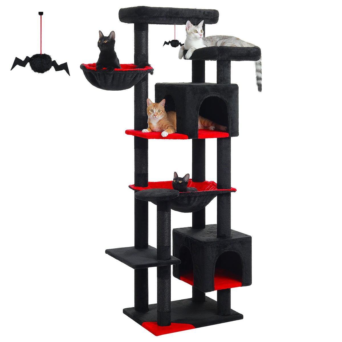PAWZ Road Multi Tier Cat Tree With Hammock And Posts