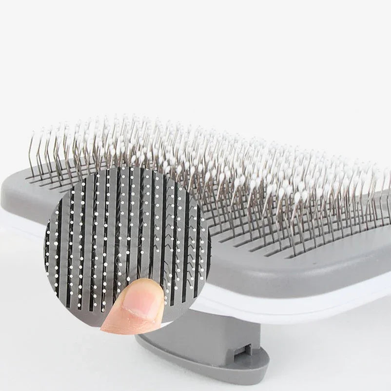 Self Cleaning Dog And Cat Deshedding Grooming Brush For Bathing