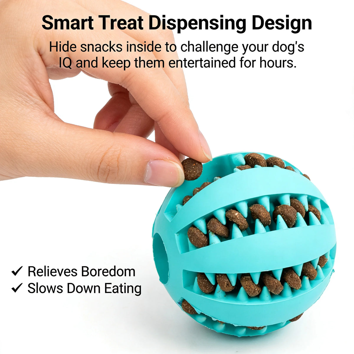 Two In One Dog Chew Toy Treat Dispenser Cotton Rope