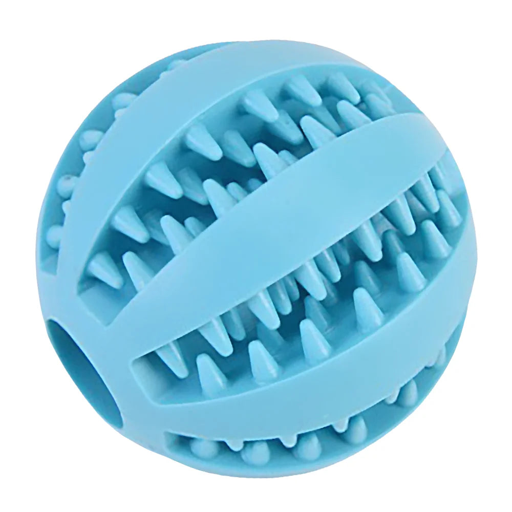 Durable Rubber Dog Toy Ball For Teething And Chewing