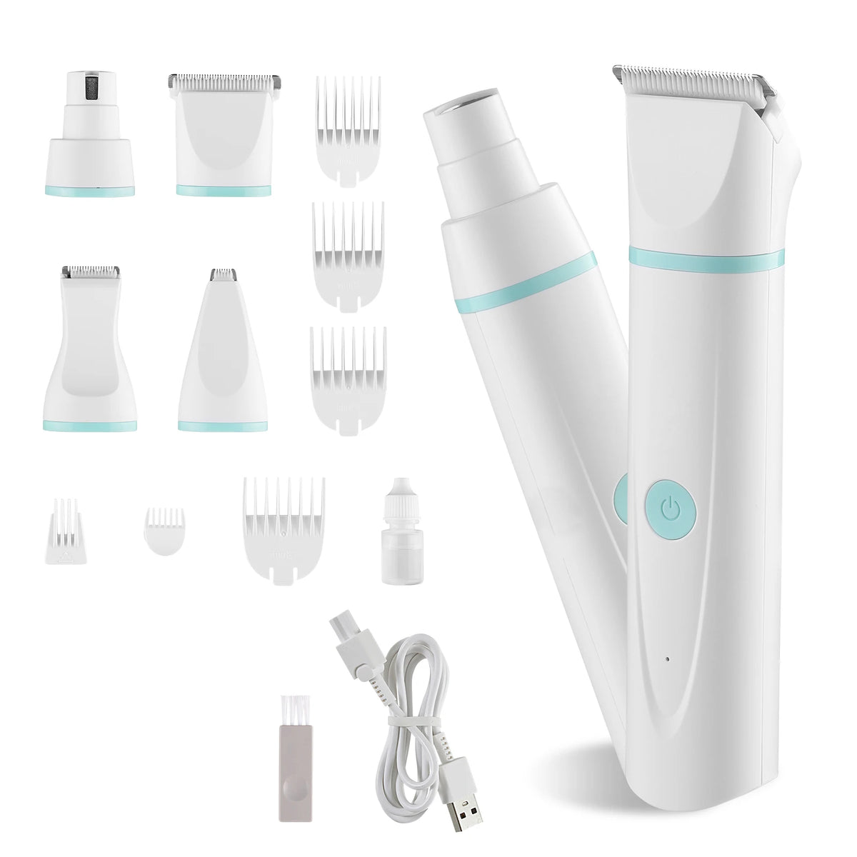 Cordless Dog Clippers With Low Noise Grooming And Precision Blades