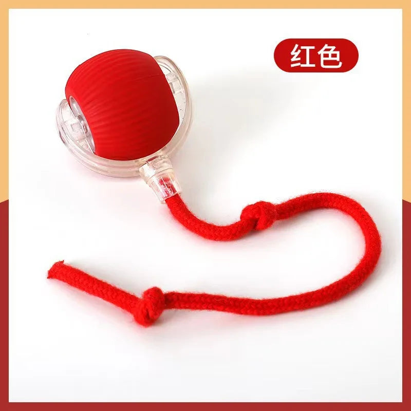 Automatic Cat Rolling Ball Interactive LED Rechargeable Self Play Toy