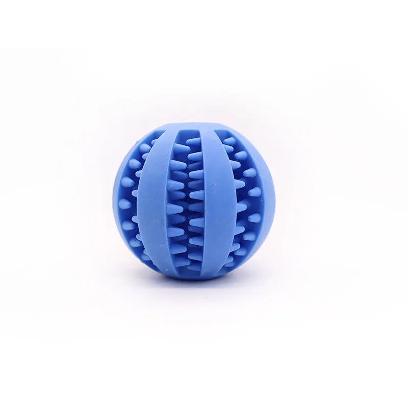 Durable Rubber Dog Toy Ball For Teething And Chewing