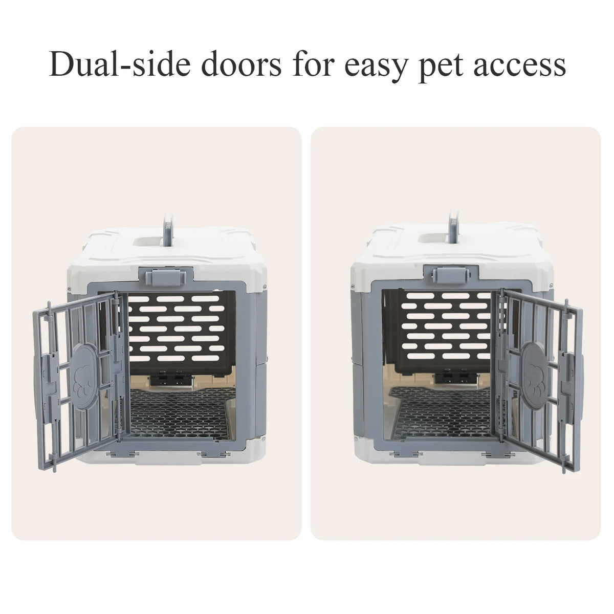 PAWZ Road Foldable Pet Carrier With Secure Lock Door