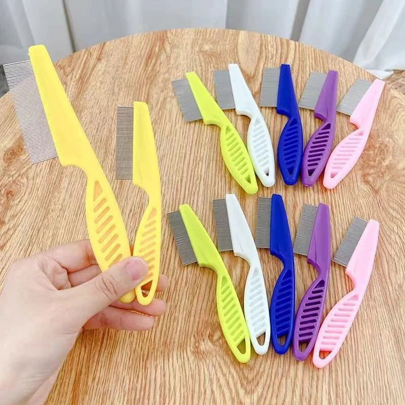 Pet Hair Shedding Comb Stainless Steel Flea Grooming Brush