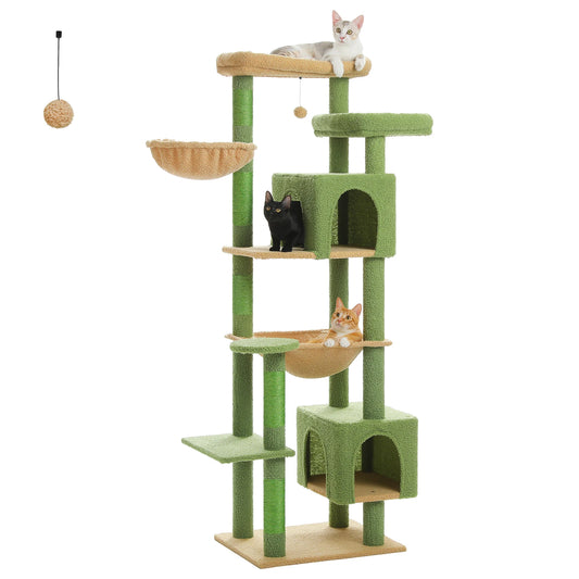 PAWZ Road Multi Tier Cat Tree With Hammock And Posts