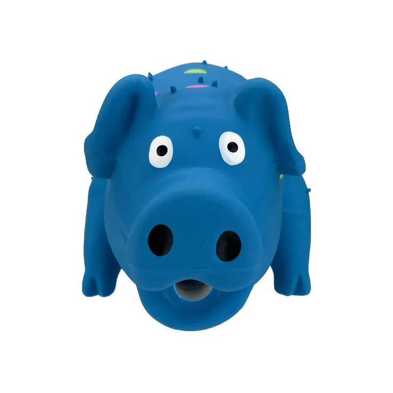 Silicone Pig Dog Chew Toy For Interactive Pet Playtime