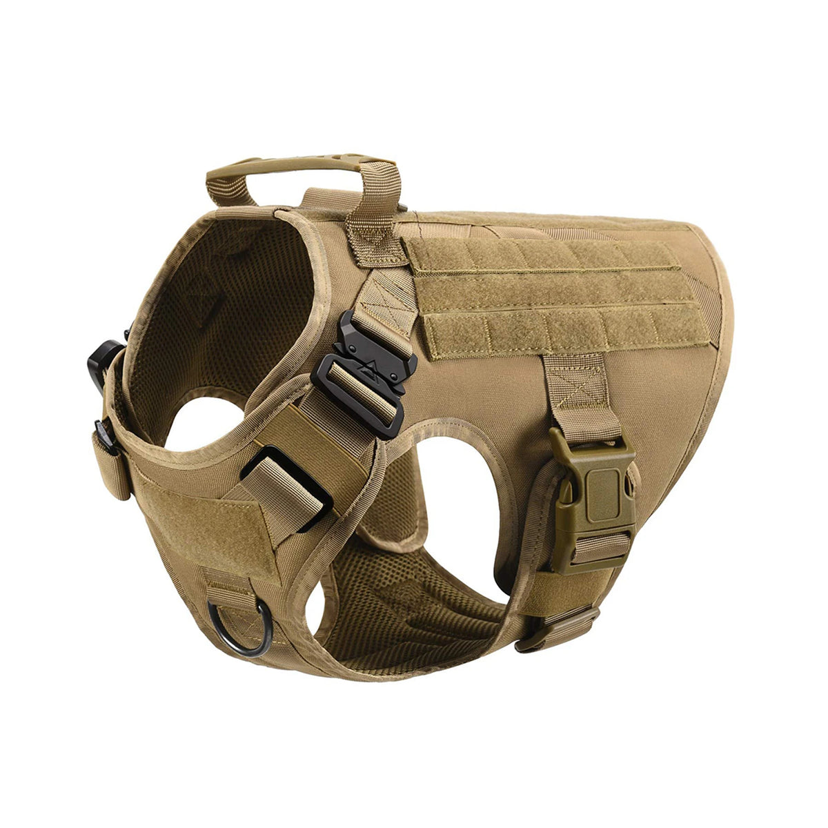 PETRAVEL Tactical Dog Harness With Padded Quick Release Vest
