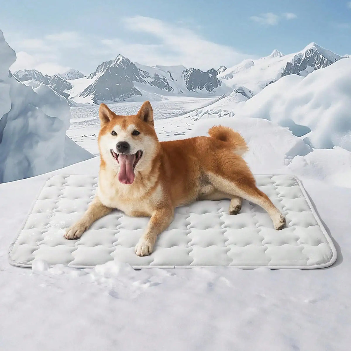 Self Cooling Pet Mat For Dogs Cats Breathable Summer Mattress