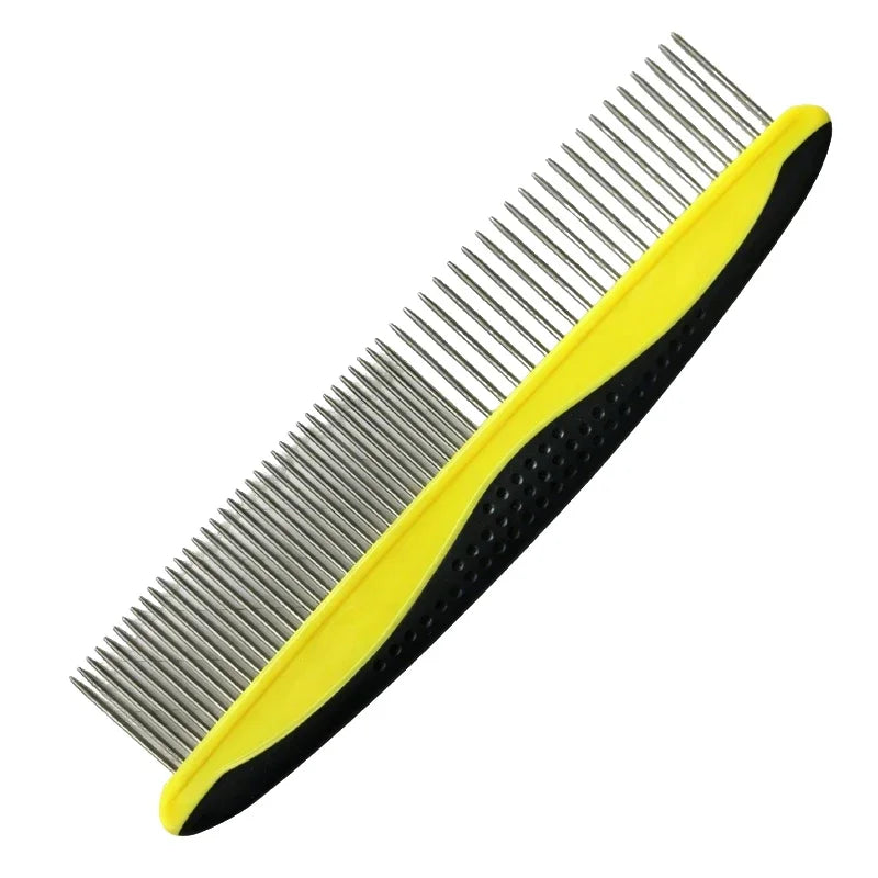 Two-Sided Pet Grooming Comb And Brush For Dogs And Cats