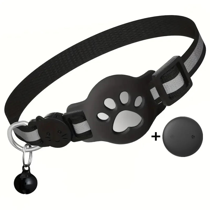 Reflective Waterproof Anti Lost Cat Collar For Apple AirTag