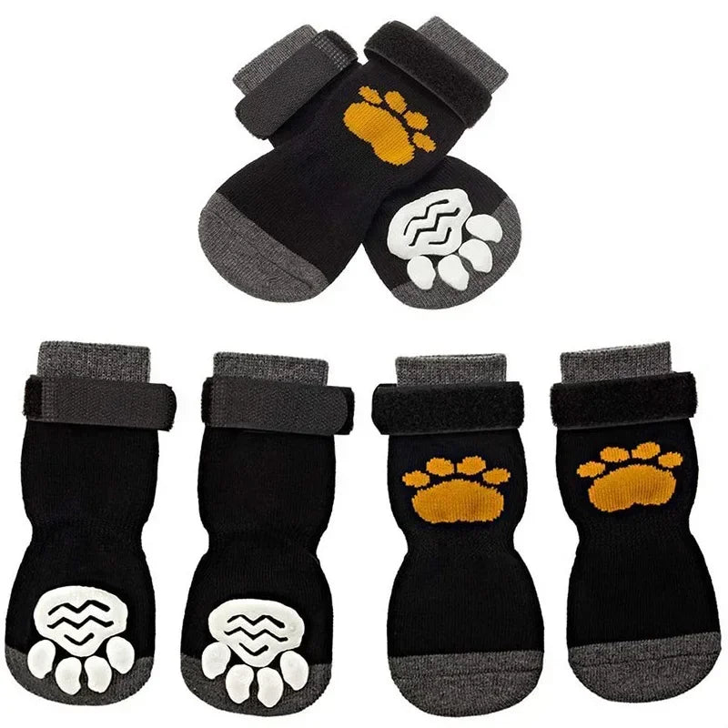 Premium Non Slip Dog Socks With Soft Cotton Paw Guards