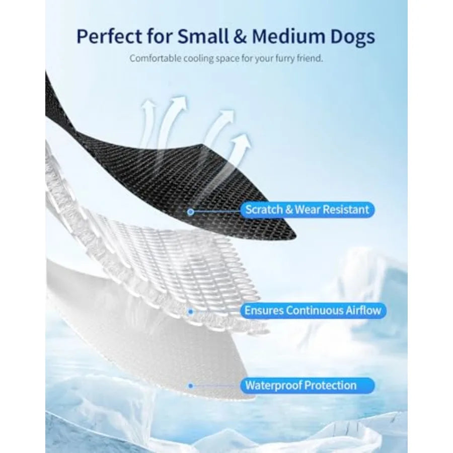 Ultra Quiet Electric Pet Cooling Mat With Adjustable Temperature Control