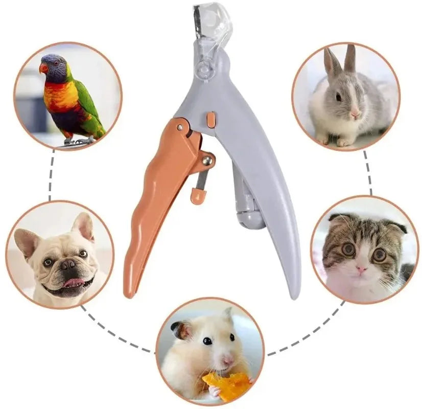 Stainless Steel LED Pet Nail Clipper With Bright Light