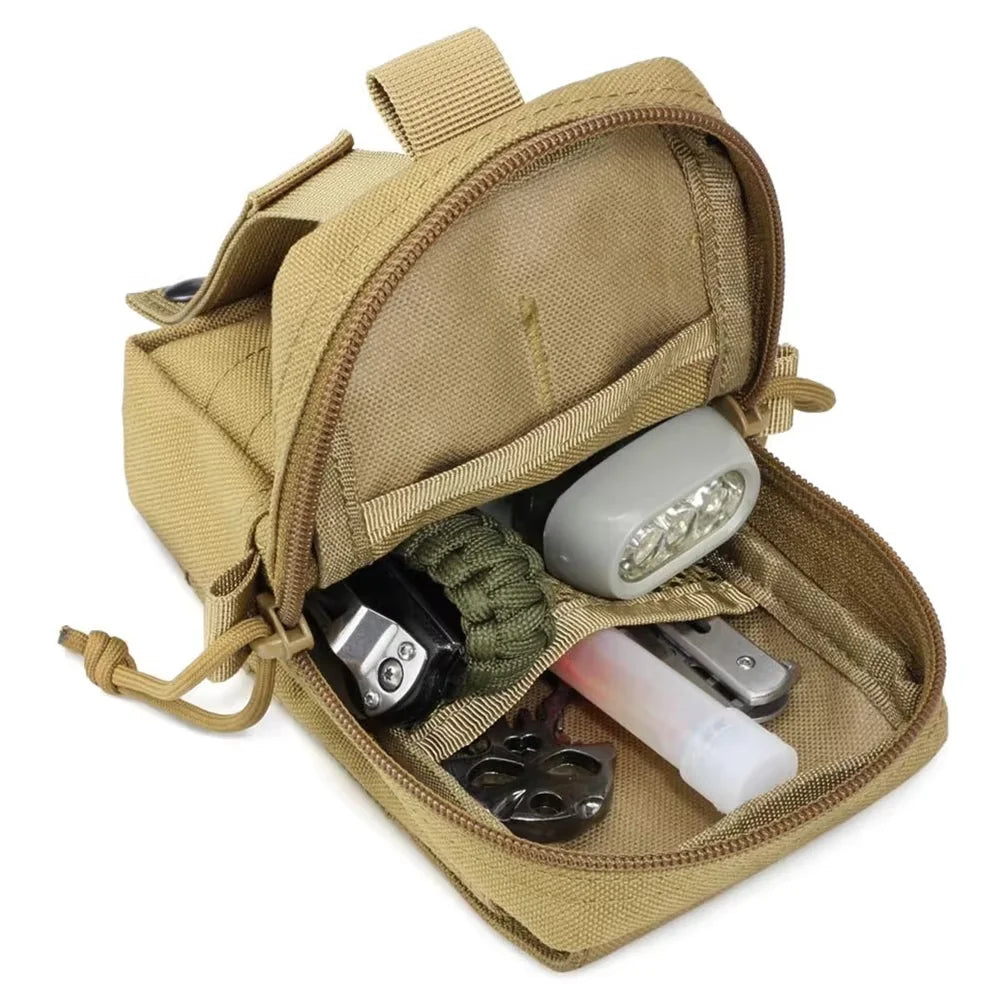 Petravel Dog Tactical MOLLE Pouches Harness Training Nylon Gear Set