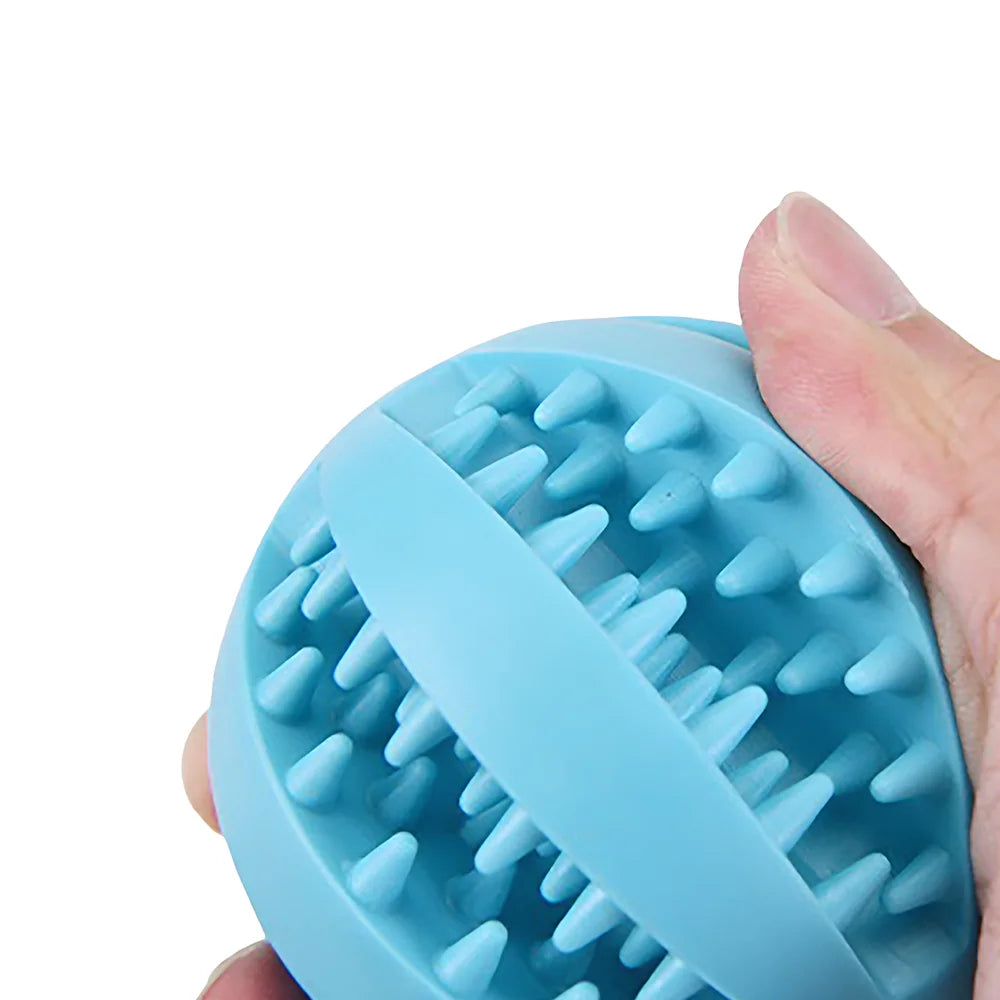 Durable Rubber Dog Toy Ball For Teething And Chewing